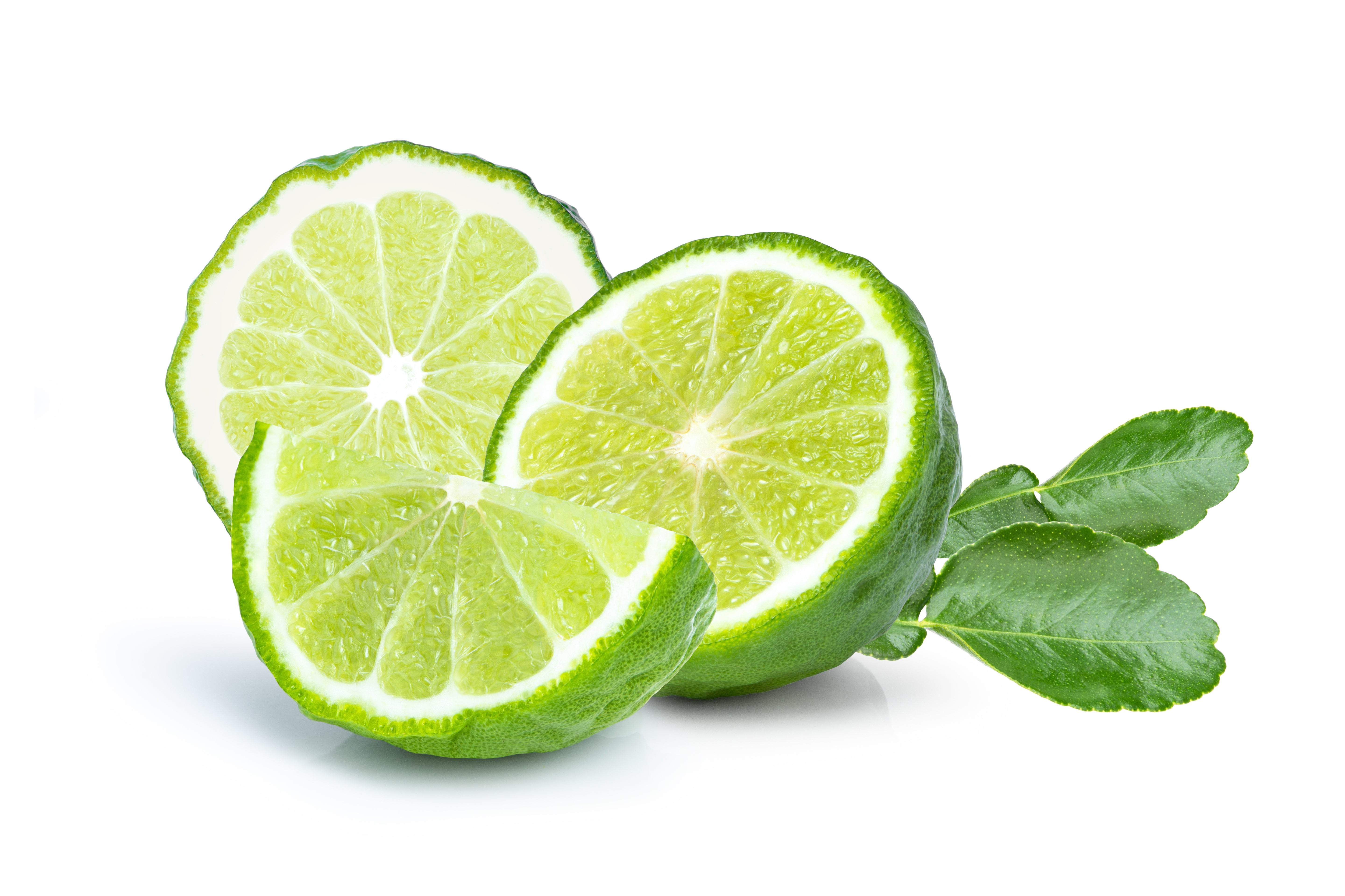 Fresh bergamot citrus fruit sliced open with leaves — top note in Kinkette YES MISTRESS candle